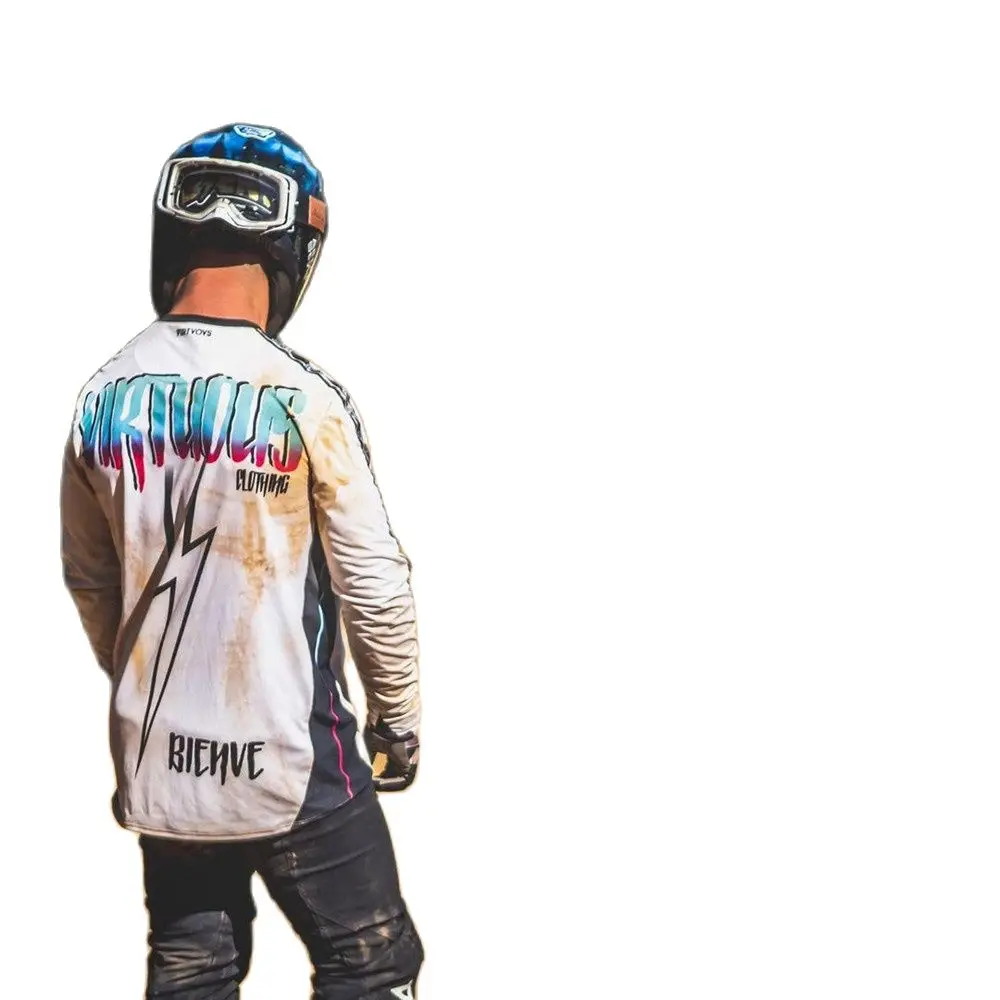 Virtuous Vrts Mtb Motocross Jersey Bicycle Bmx Mountain Downhill Bike Clothing Enduro Racing Shirt Breathable Cycling Jerseys Dh
