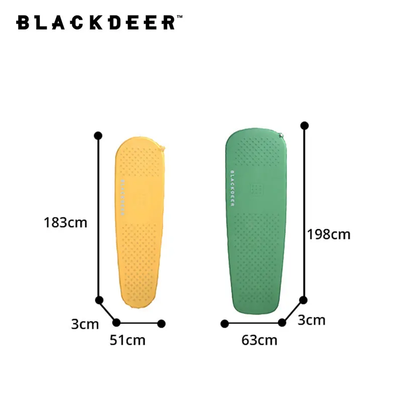 Blackdeer-Matelas de couchage autogonflant léger Archeos, matelas en mousse ultra-léger, adapté au camping, à la randonnée, au sac à dos, R-Value 3.2