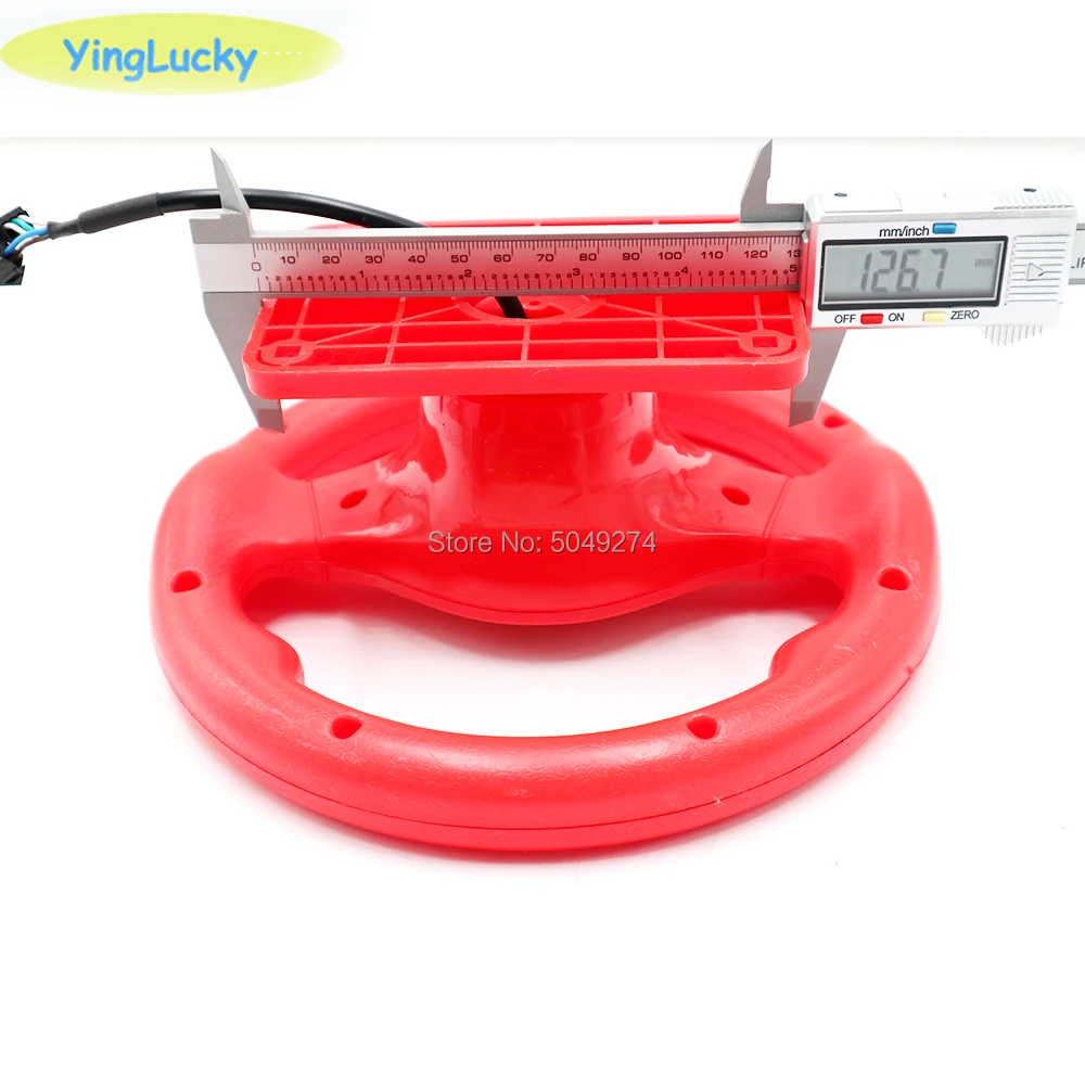 yinglucky Steering wheel 31 in 1 racing flame steering wheel swing doll car steering wheel car travel road children arcade view 4