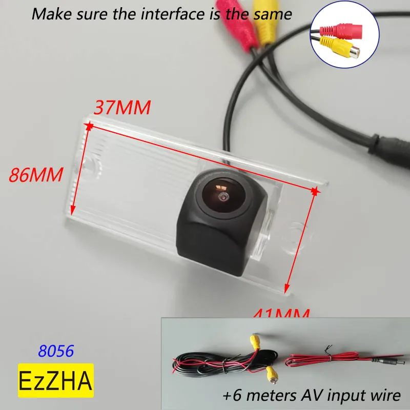 

EzZHA HD Wireless Car CCD Rear Camera Fisheye Night Vision For Kia Sportage 2000-2006 2007 2008 2009 2010 2011 2012