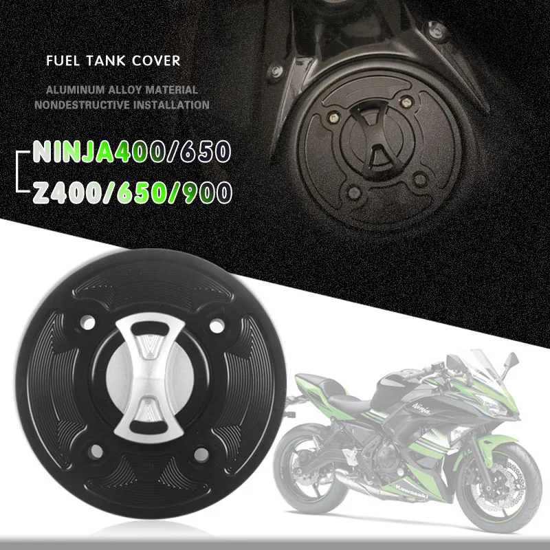 

Крышка топливного бака CNC для мотоцикла Z900 Z650 NINJA 400 650 Z400 2017-2023 2022 2021 2020