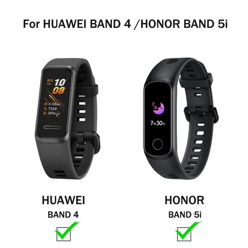 Silikon Handgelenk Gurt Für Huawei Band 4 Standard Version Smart-Armband Sport gürtel Armband Band honor band 5i Correa Armband