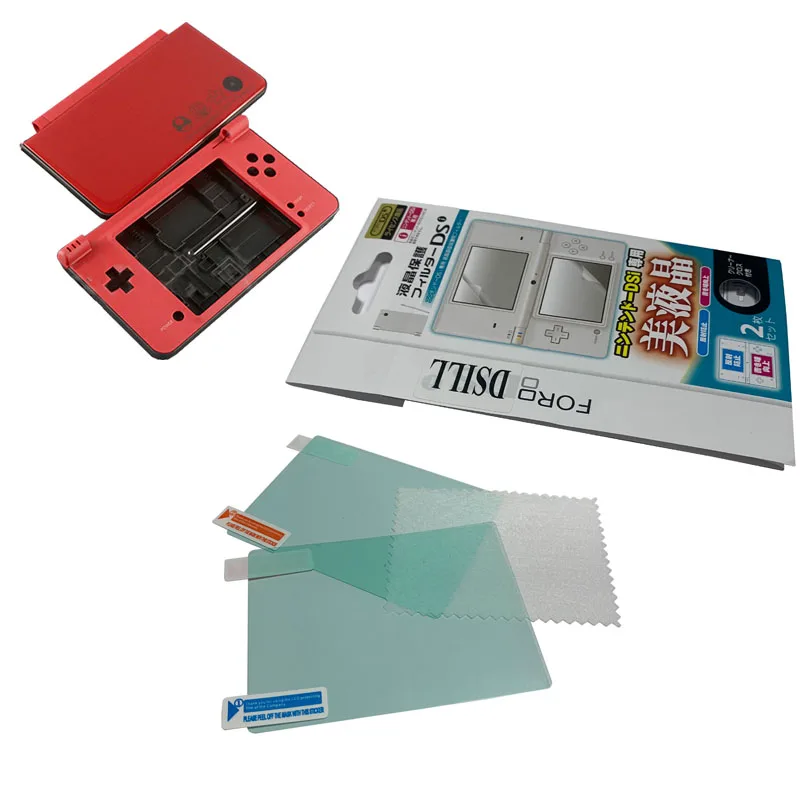 Top Bottom HD Clear Protective Film Surface Guard Cover for Nintend DSi XL LL NDSi LL XL LCD Screen Protector Skin