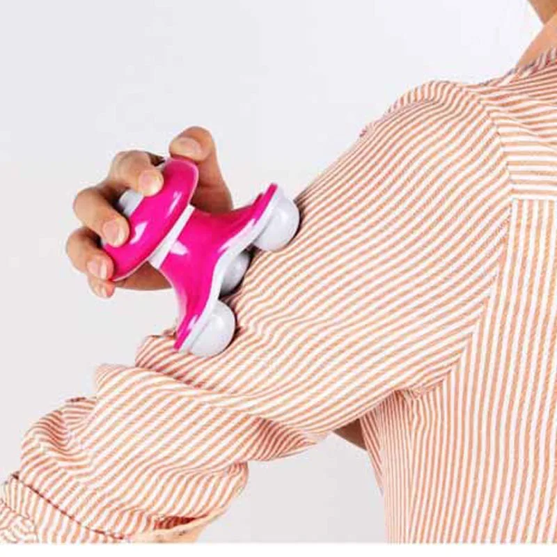 마사지 휴식 USB 삼각형 삼각대 전기 바디 목 머리 등 진동기 마사지 발 미니 핸들 건강 관리 뷰티