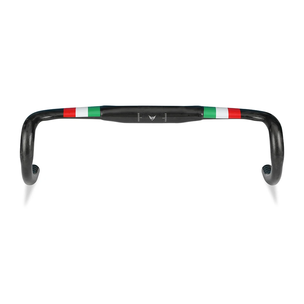 

RECILLO Road bicycle handlebar 31.8mm carbon fiber bike road handlebar 400/420/440mm glossy handlebar bicycle