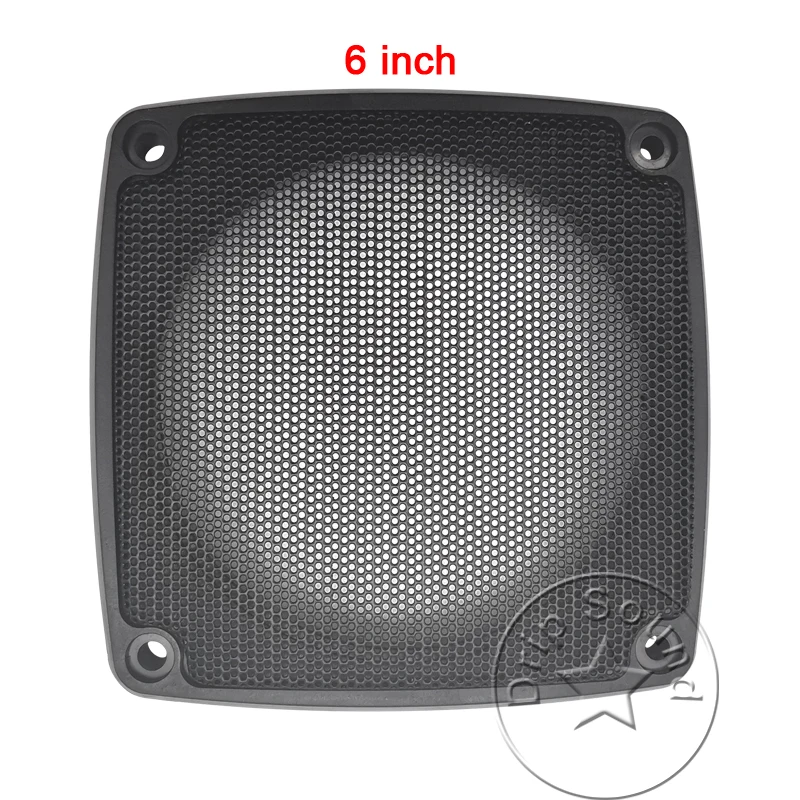 For 3"/4"/5"/6" Inch Square Speaker Conversion Net Cover High-grade Car Home Audio Decorative Circle Metal Mesh Protection
