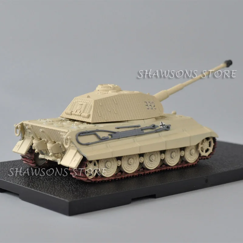 Diecast Metal Military Model Toys 1:72 WW II German Main Battle Tank Tiger Kassarine Pass 1943 Miniature Replica Collection