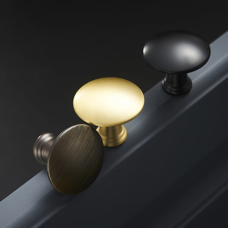 

3 Color/ Solid Brass Cabinet Knobs And Handles Cupboard Wardrobe Vintage Gold Knobs Drawer Pull Handles