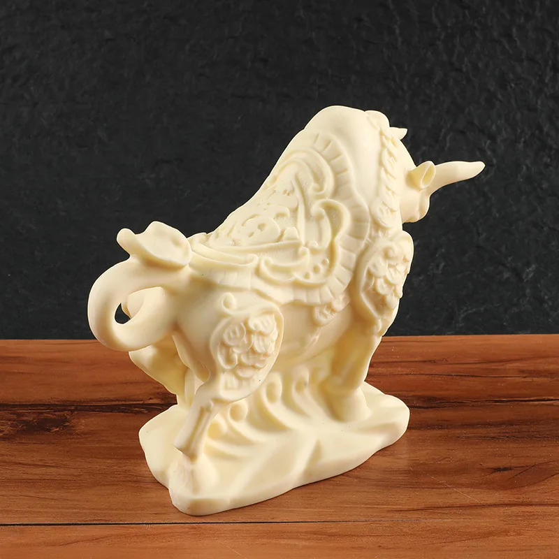 Large Robust Bull Candle Silicone Mold for Handmade Desktop Decoration Gypsum Epoxy Resin Aromatherapy Candle Silicone Mould