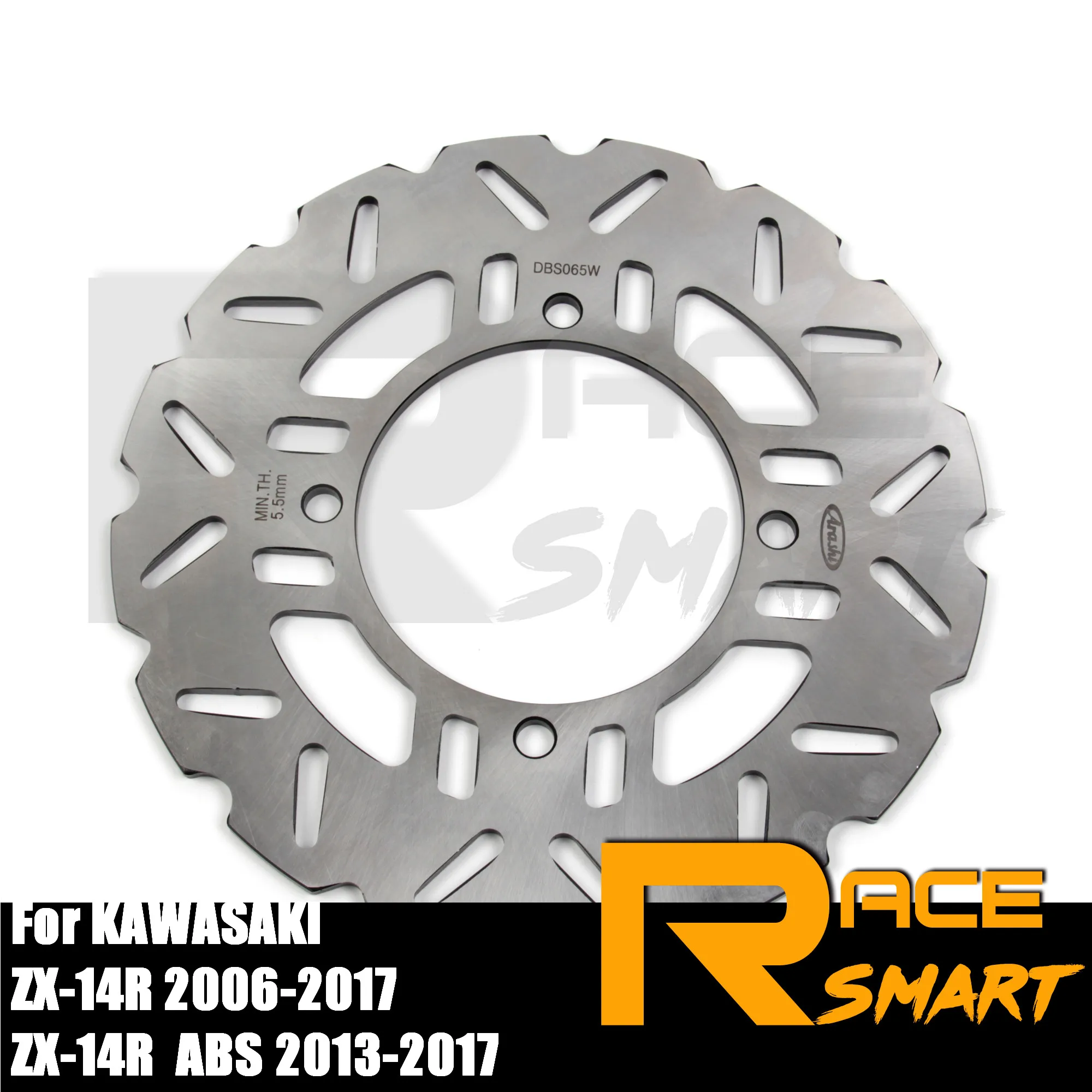 

ZX14R ABS 2013-2017 Motorcycle Rear Brake Discs Disk Rotors For KAWASAKI ZX-14R ZX 14R 2006-2017 2007 2008 2009 2010 2011 2012