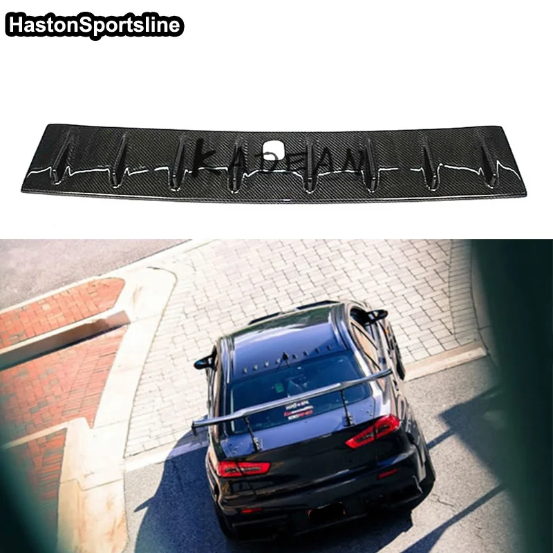 Carbon Fiber Shark Fin Roof Spoiler for Mitsubishi Lancer Evolution EVO 10 2008-2014