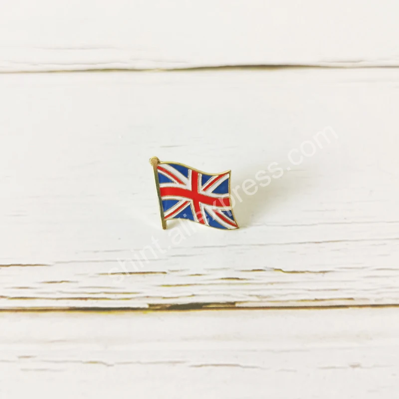 United Kingdom  National Flag Embroidery Patches Badge Shield And Square Shape Pin One Set On The Cloth Armband  Backpack Gifts