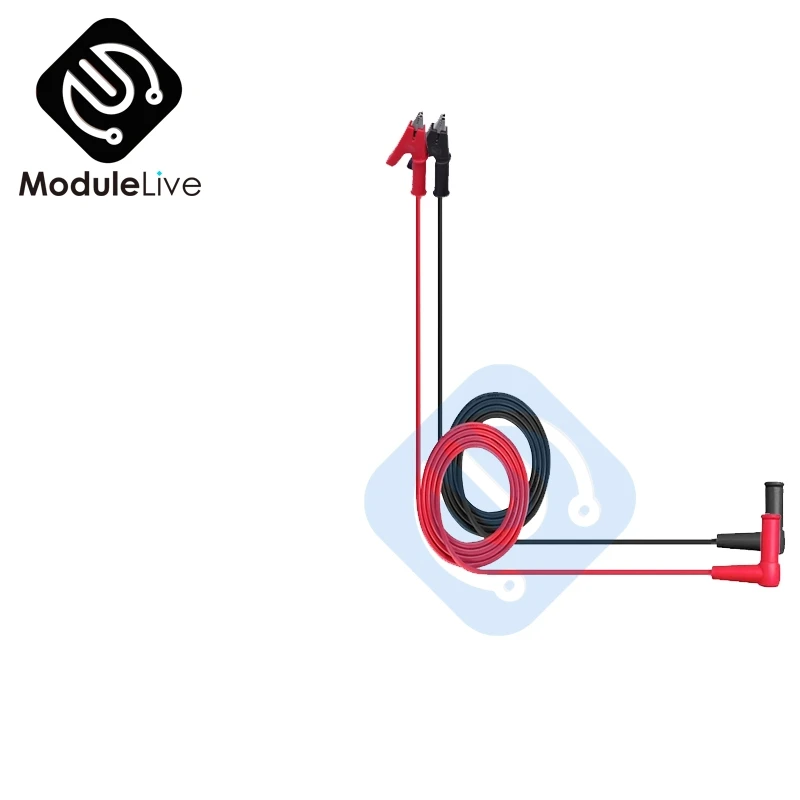 New Multimeter 4MM Banana Plug Probe Clip Alligator Clip 20A 90CM Crocodile Adapter for Multimeter Pen Test Lead Cable Insulated