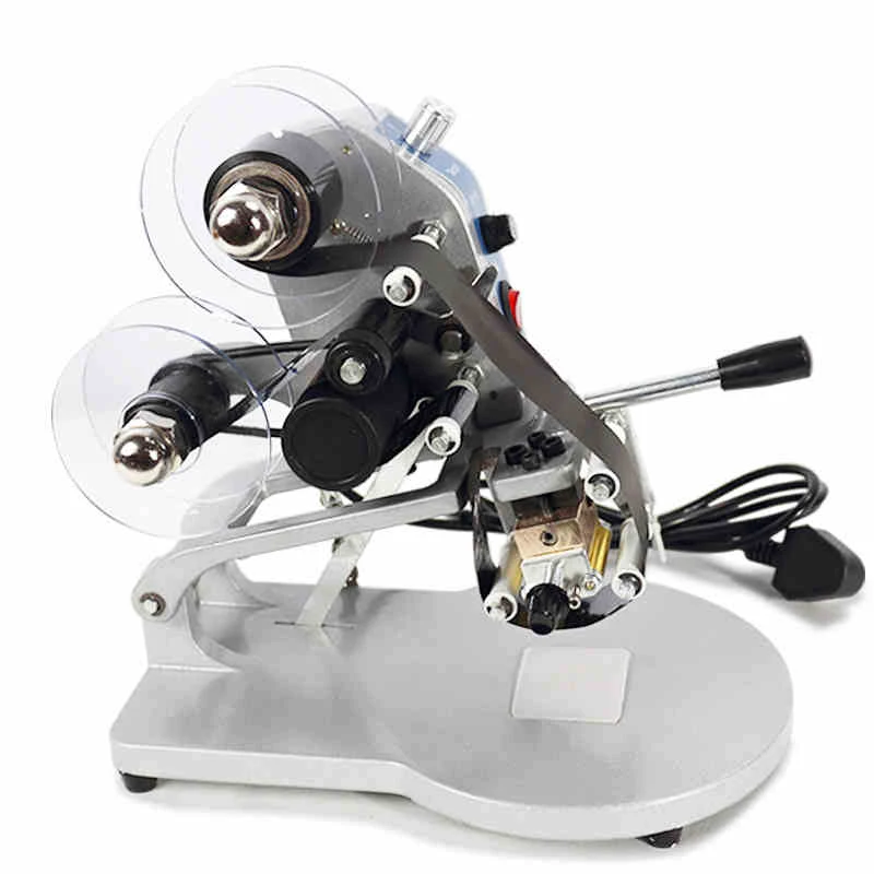 DY-8 Manuale Termico Diretto Stampaggio a Caldo Stampante di Codifica Data Nastro Coder Macchina 220V