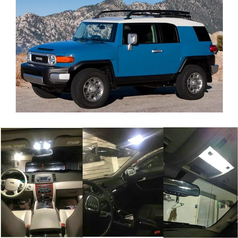 

Interior Led lights For 2014 Toyota Corolla FJ Cruiser Matrix Prius C Tacoma Yaris