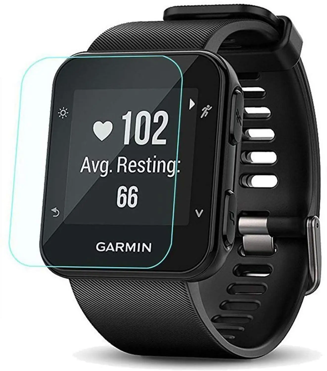 1/4pcs Clear Film Tempered Glass Screen Protector For Garmin Forerunner 35 Smart Watch Protective Films Watch Accessories