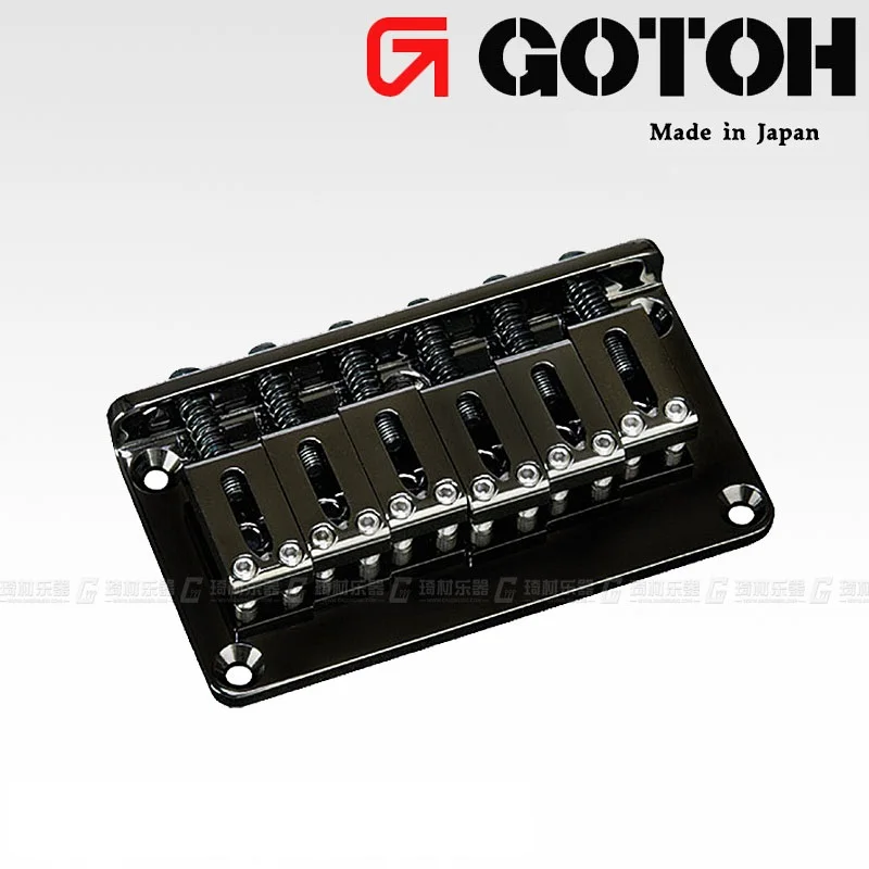 Gotoh GTC101-C 6-String Fixed Hardtail Guitar Bridge, 4 Color Available, Made in Japan