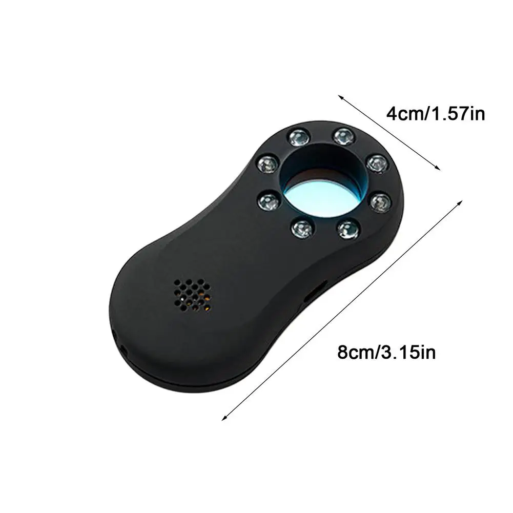 كاميرا للكشف عن كاميرا خفية المحمولة الثقب عدسة خفية الكشف عن أداة مكافحة يبصر حماية الأمن مع عرض الأشعة تحت الحمراء