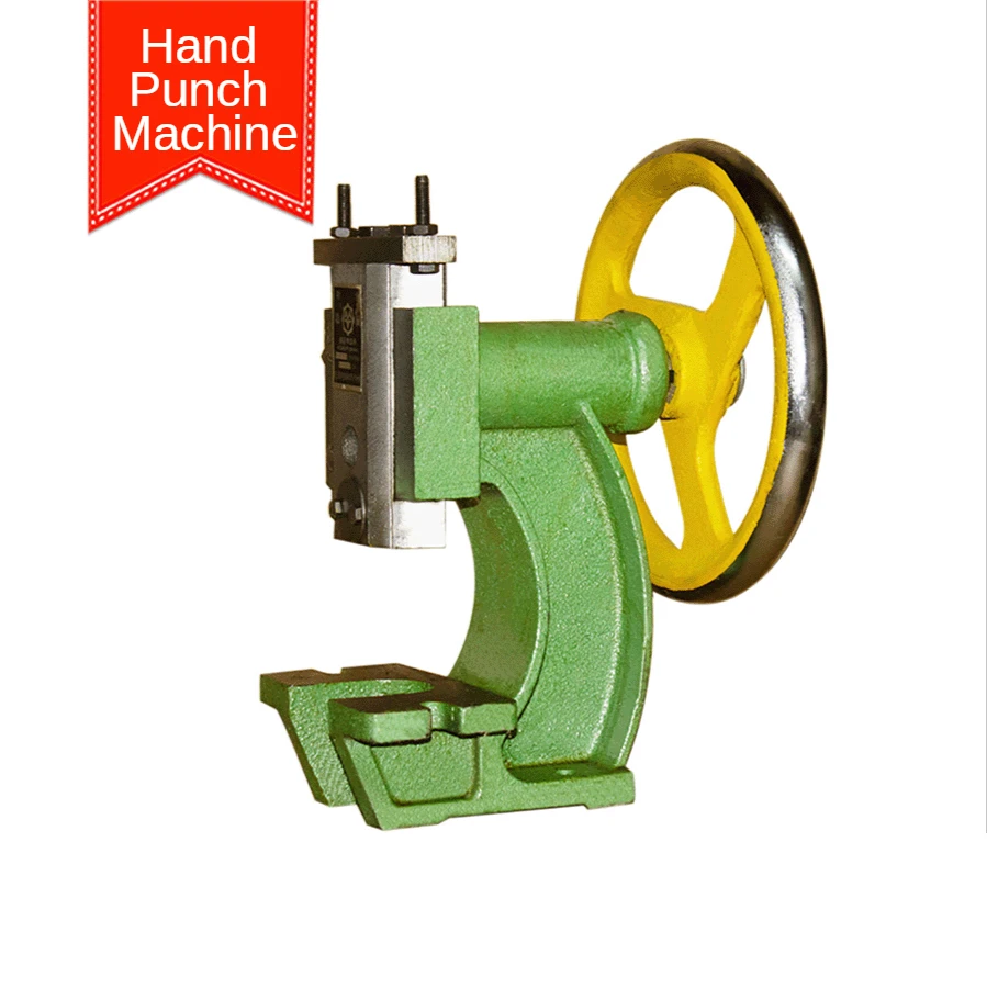 JH-100 Hand Punching Machine Disc Manual Punching Machine Hand Presser Small Desktop Crankshaft Press Machine