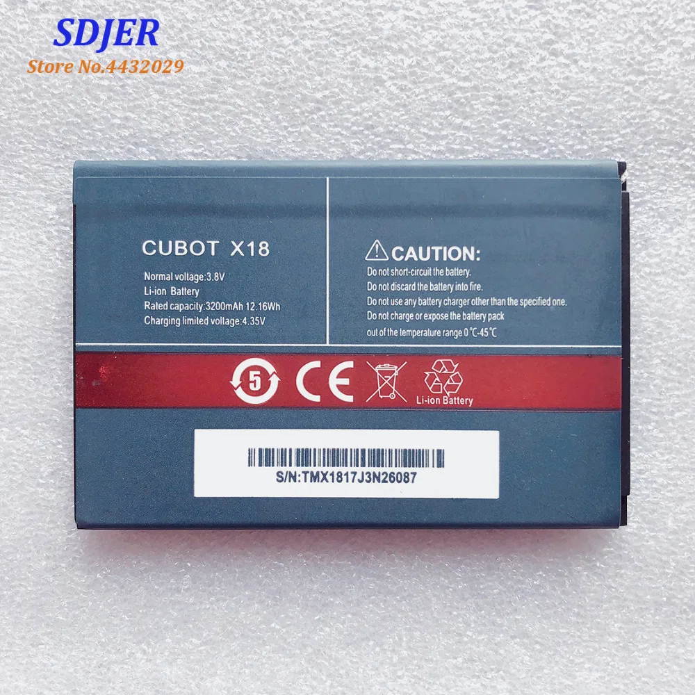 CUBOT X18 Original Battery High Quality 3200mAh Li-ion Replacement for  X 18 Smart Phone Bateria Batterie Baterij In Stock