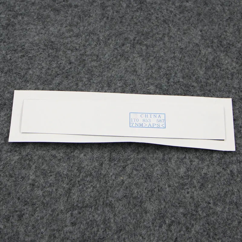 Apply to Touran Trunk label Touran alphabet Post mark silver