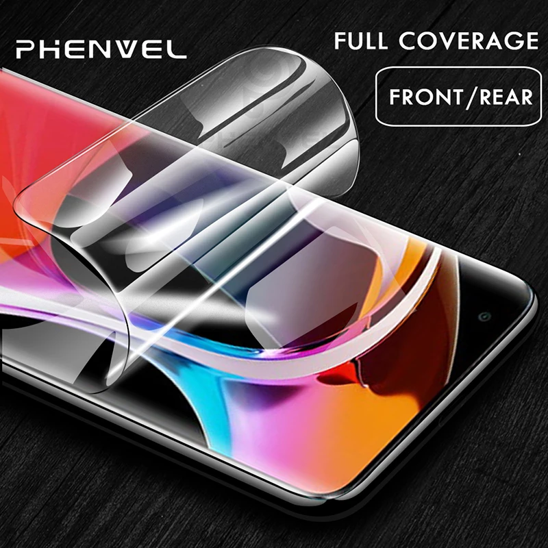 

0.1mm Full Cover Protective Film For Xiaomi Mi 10 Gel Screen Protector Mi Note 10 PRO 3D Hydrogel Film