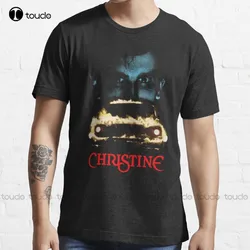 New Christine Face Movie Car Film John Carpenter Horror Retro 80S T-Shirt Men'S Shirts Casual Cotton Tee Shirts S-5Xl