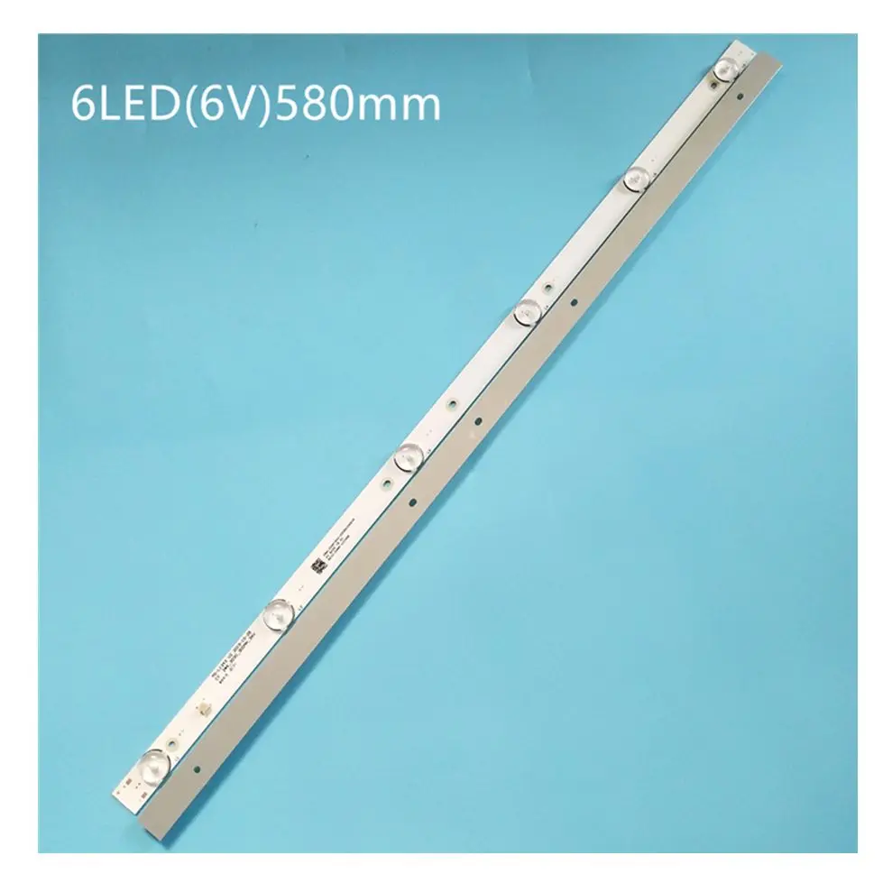 2/30pcs x32 inch LED Backlight Strip for Tv MS-L1343 JL.D32061330-081AS-M FZD-03 E348124 HM 32v L2202 L1074 6-LEDs 6V 580mm