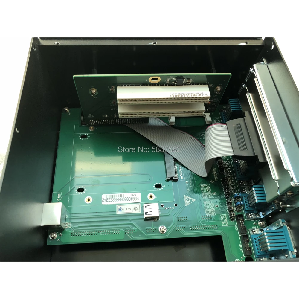 Fanless Car PC  With 2*LAN/ 5USB/ 10COM/2PCI VGA Industrial Computer U2500