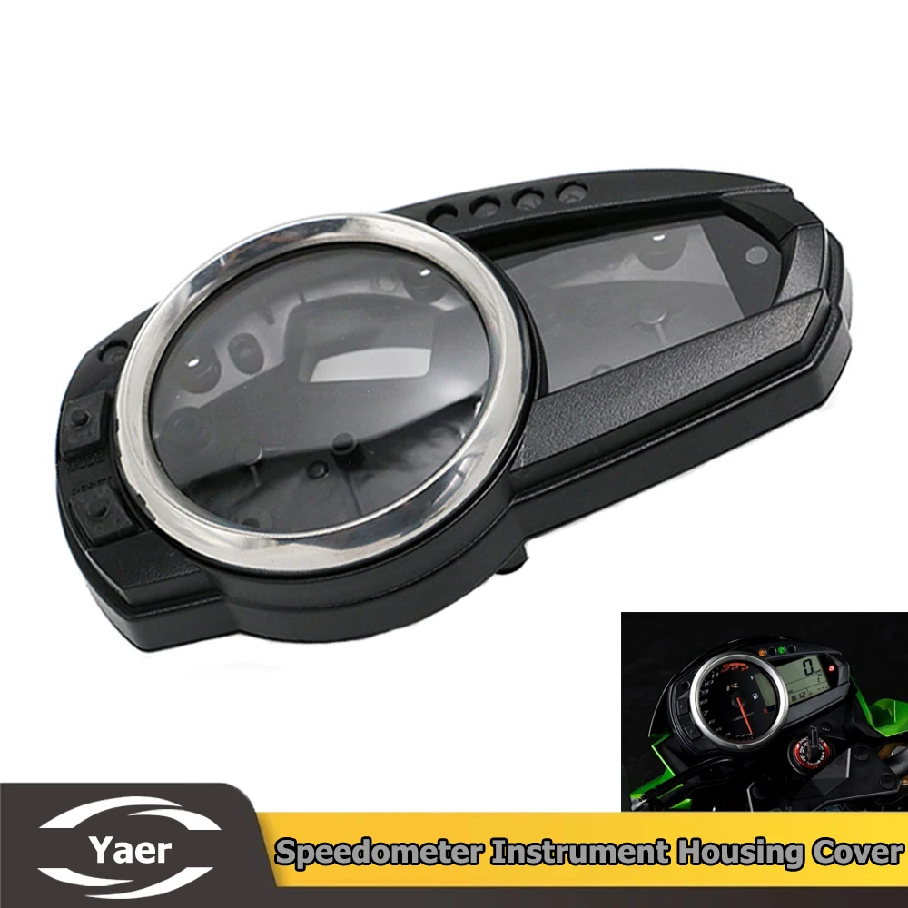 

For KAWASAKI Z750 Z1000 2007 2008 2009 ZX-6R ZX6R 2007-2008 Speedometer Odometer Instrument Housing Case Tachometer Gauge Cover