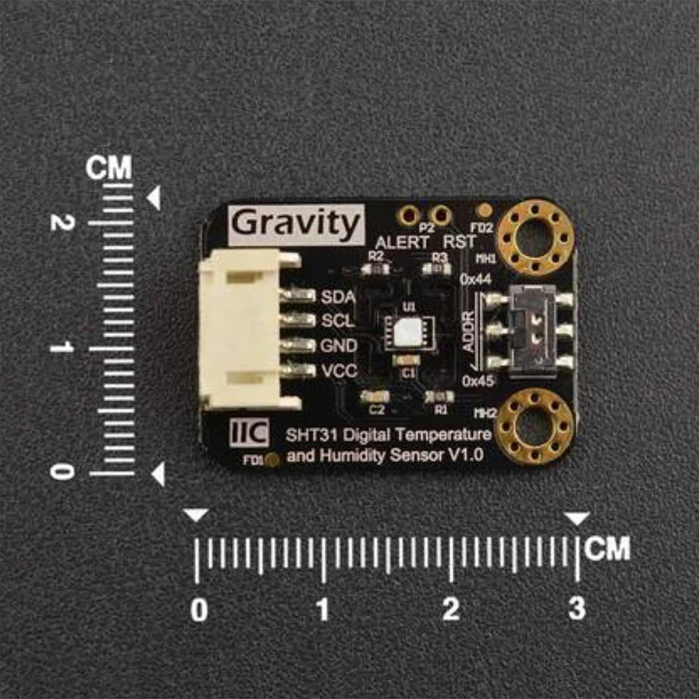 DFRobot Gravity I2C SHT31-F Digital Temperature Humidity Sensor compatible Arduino micro:bit ESP32 for environment monitoring