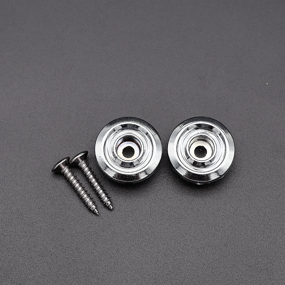 2pcs Electric Guitar String Trees String Trees Guitar Retainer with Mounting Screws for Bass Guitar Parts Replacement