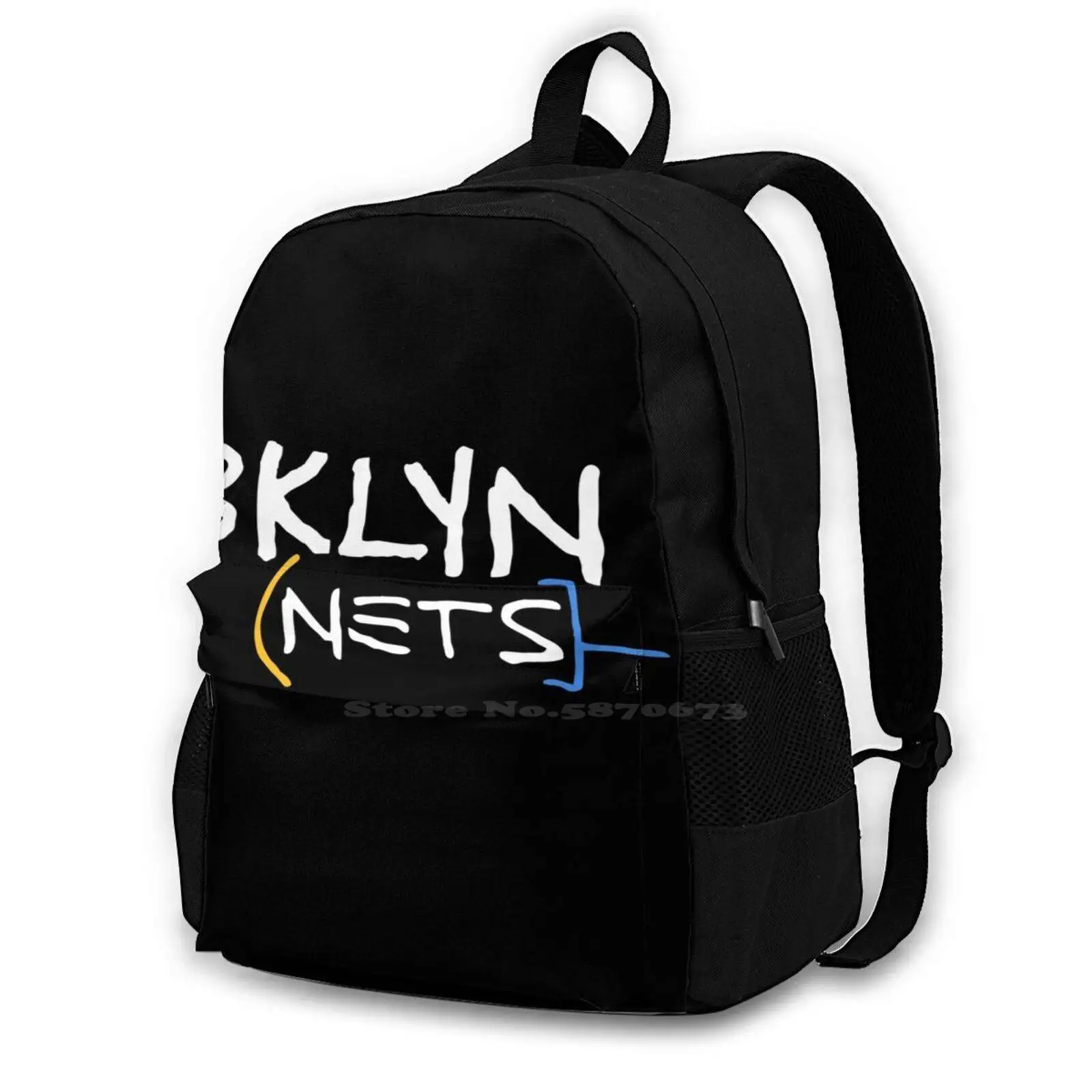 Brooklyn City Edition Travel Laptop Bagpack School Bags Brooklyn Basketball