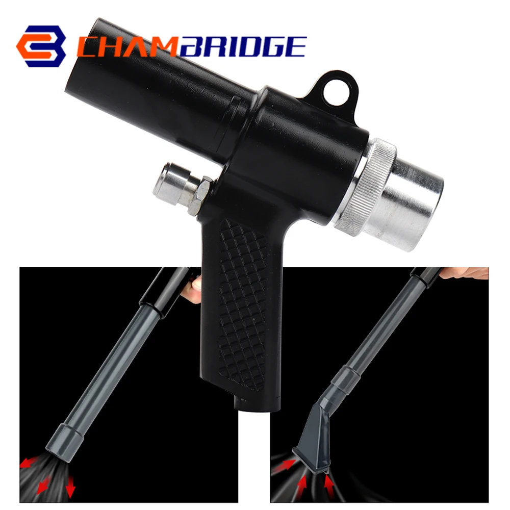 High Pressure Pneumatic Air Duster Compressor 2 In 1 Air Vacuum Blow Suction Guns Kit Pistol Type Pneumatic Vacuum Cleaner Tool