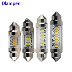 10x Led Festoon Light 31mm 36mm 39mm 42mm C3W C5W C10W Canbus 6 12 24 V Volts Glass Shell Bulb 6v 12v 24v Car Interior Doom Lamp