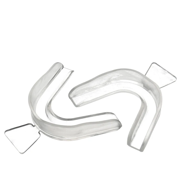 1Pc/2Pcs Transparent Teeth Trays for Teeth Whitening Silicone Dental Tray Mouth Teeth Whitening Trays Mouth Guard Tooth Tool