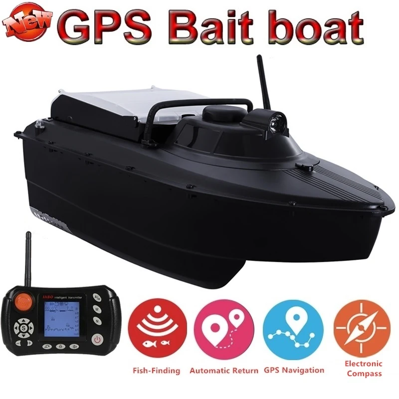 

ABS Hull Remote Control Fishing Boat Auto Return Sonar Detector Fish Finder 2KG Load Hopper GPS Electronic Compass RC Bait Boat