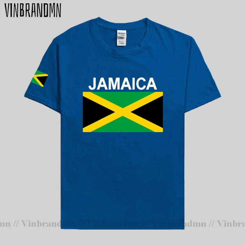 Jamaica men t shirt fashion 2021 jerseys nation team tshirt 100% cotton t-shirt gyms clothing tees country sporting JAM Jamaican