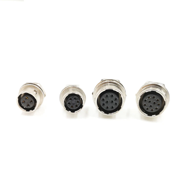 Hirose connector 4 6 10 12 pin Female Socket HR10A-7R- 4S 6S, HR10A -10R-10S 12S Female connector, ZOOM Basler GIGE CCD Camera