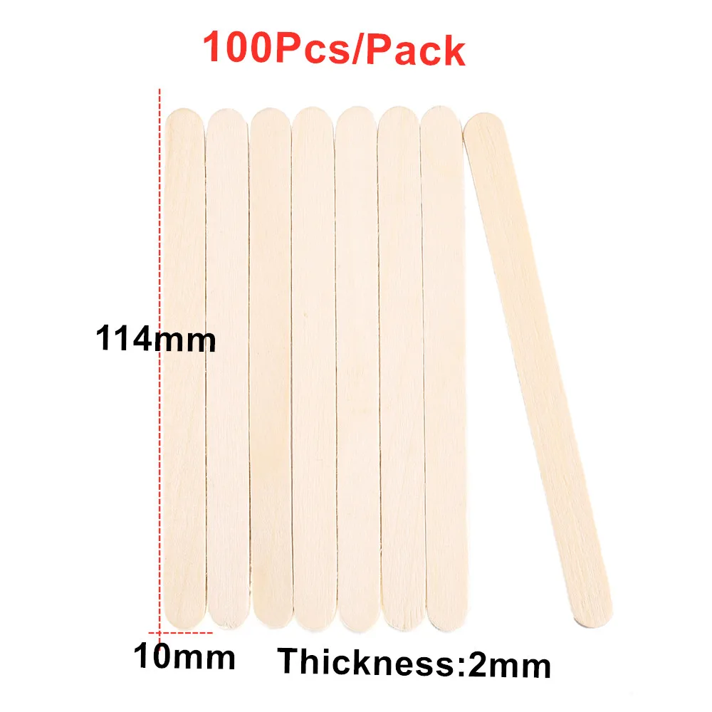 50/100/150 Stuks Hars Tool Epoxy Roerstokje Popsicle Ijs Stok Handgemaakte DIY Hars Schimmel Hout ijs Pop Sticks Maken Gereedschap