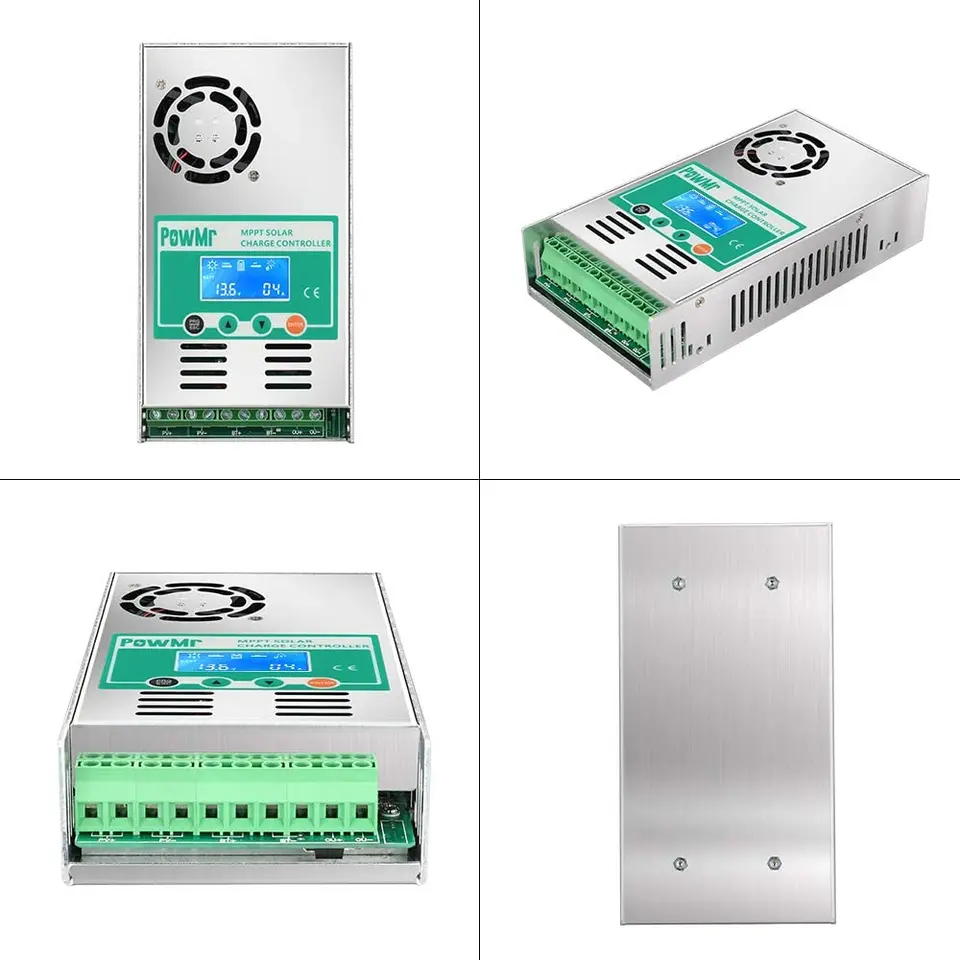 PowMr MPPT 60A ソーラー充電コントローラソーラーパネルレギュレータ