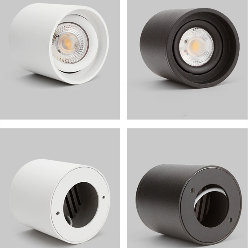 Imagem -05 - Lâmpadas Led para Teto Brilhantes Cilindro Regulável 6w 10w 12w 15w 22w Cob Corrente Alternada 265v Iluminação Portátil