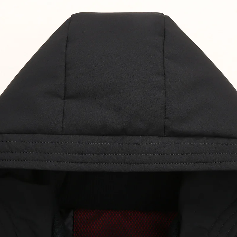 Veste à capuche pour homme, nouveau Style, en duvet de coton rembourré, vêtements pour personnes d'âge moyen, épais, chaud et confortable