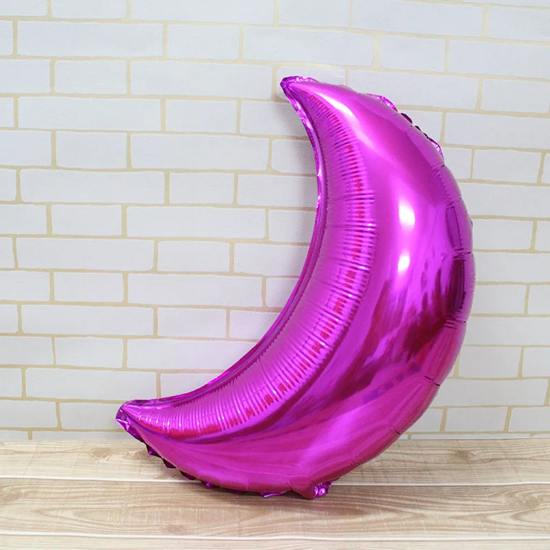 1pcs 36inch large moon foil helium balloons For Festival Wedding Decorations Happy Birthday Party Supplies Baby Shower Toys kids
