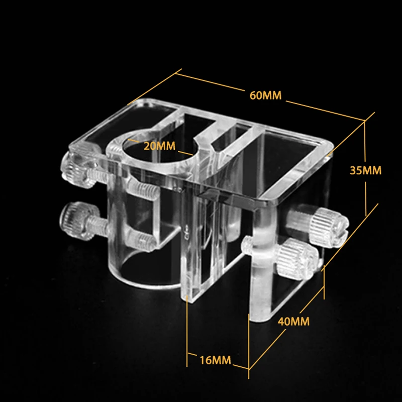 Aquarium ไหลออกผู้ถือหลอดอะคริลิค Mount Aquarium ยึดท่อ Clamp ปลั๊กและเต้าเสียบท่อยึดกรอบ