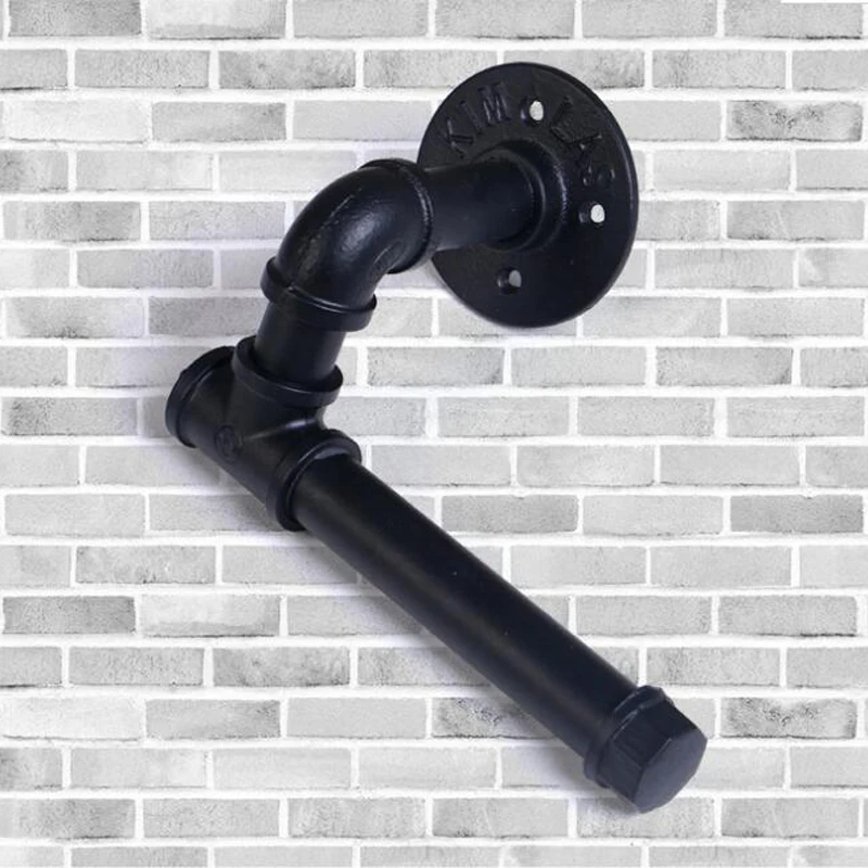 産業用エアダクト壁掛けブラケット、サスペンションラック、鉄製固定キット、トイレットペーパーホルダー