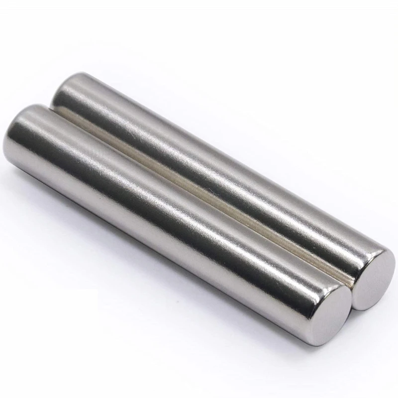 60mmx10mm  Neodymium Cylinder Magnets with Magnetic Poles on The Side Strong Rare Earth Cylinder Magnets for DIY, Nail Art Tool