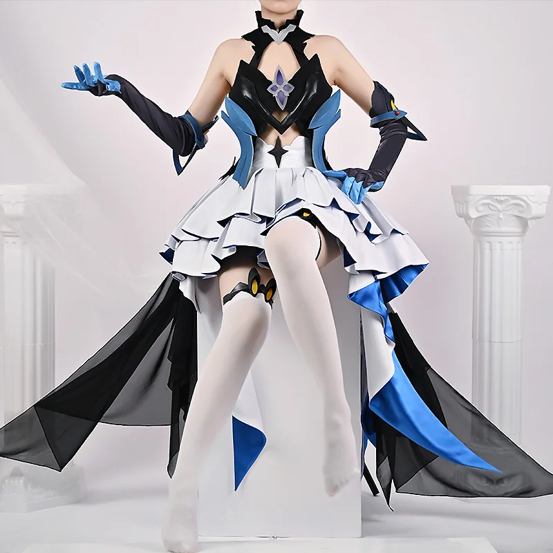 

COSLEE Game Honkai Impact 3 Bronya Zaychik Magic Girl Uniform Dress Cosplay Costume Halloween Outfit Unisex New Custom Made