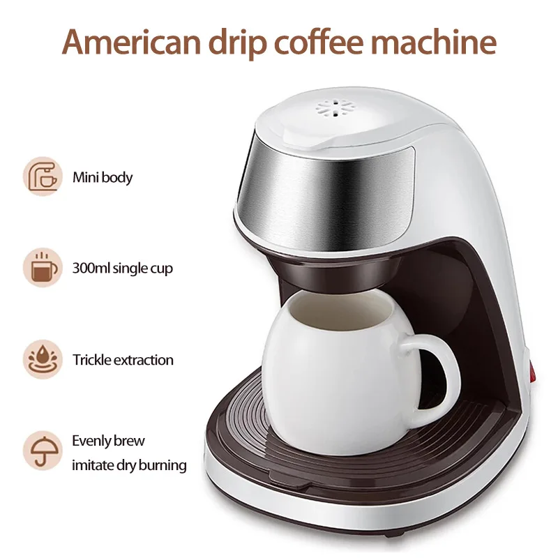 الأمريكية مكتب صغير الكهربائية آلة القهوة بالتنقيط من نوع استخراج القهوة تختمر زهرة الشاي آلة كبسولة آلة القهوة المنزل