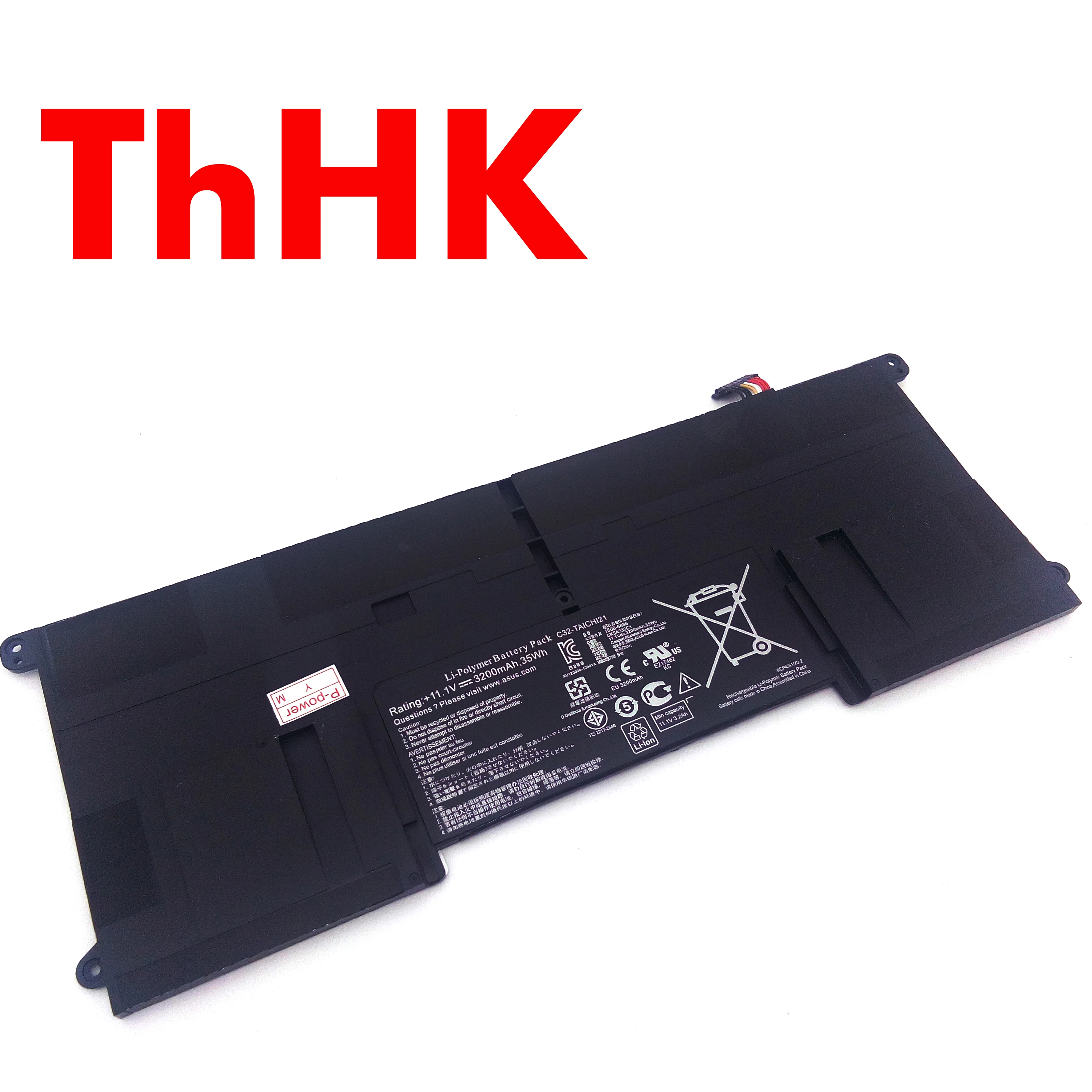 Genuine Original C32-TAICHI21 Laptop Battery For ASUS Ultrabook Taichi 21 Taichi 21-CW003H 21-DH51 Notebook 11.1V 3200mAh 35Wh